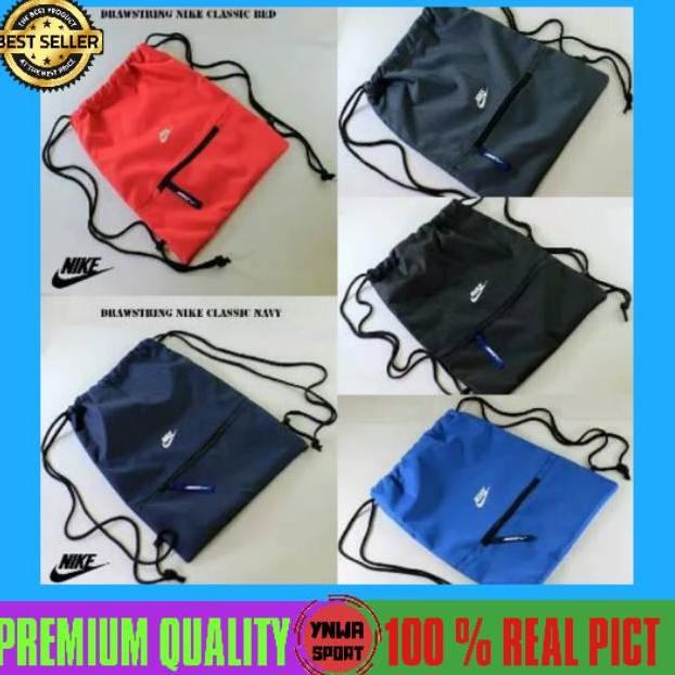 Discount [Premium Quality] Tas Ransel Serut String Bag Nike/Tas Gendong Serut/Tas Olahraga Futsal Bo