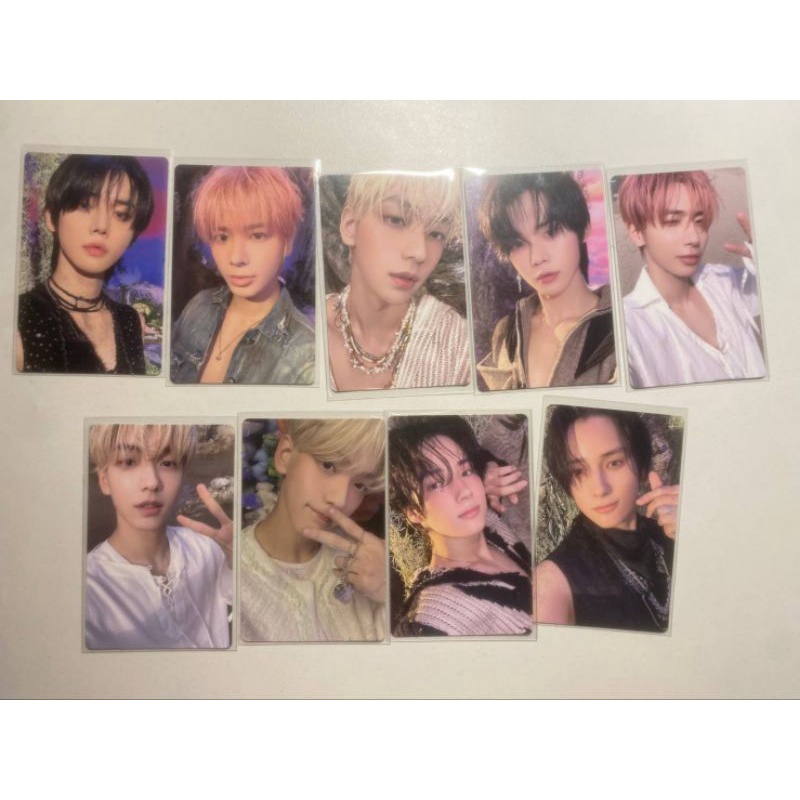 pc photocard txt soobin yeonjun taehyun hueningkai tnct temptation farewell nightmare weverse a b wv