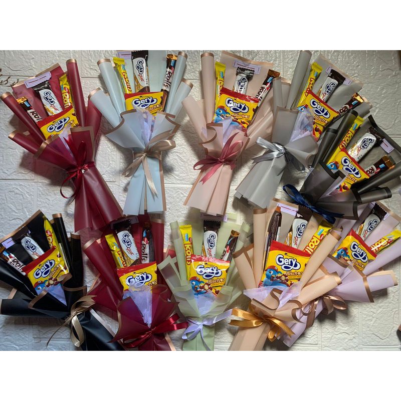 

Buket Snack size mini xs hadiah ultah | handbuket_astambul2