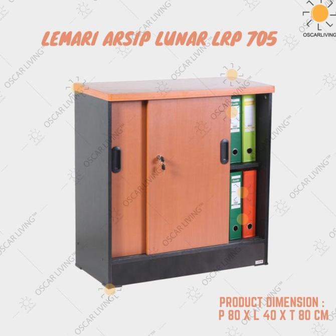 

Rak Buku/lemari arsip Lunar LRP 705 Cherry