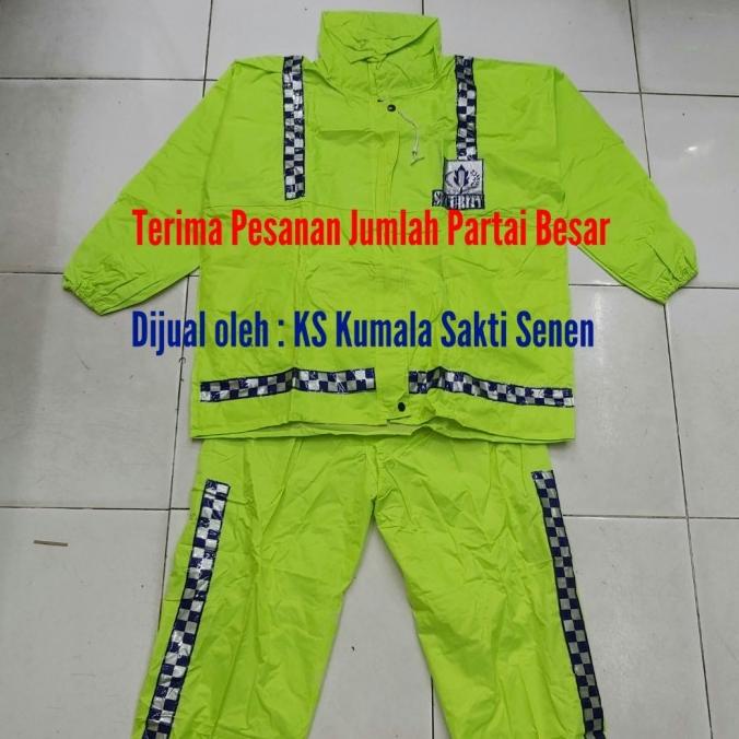 

Jas Hujan Stabilo Hijau Security|Raincoat|Jas Hujan Satpam|Kaos Satpam Termurah Star Seller