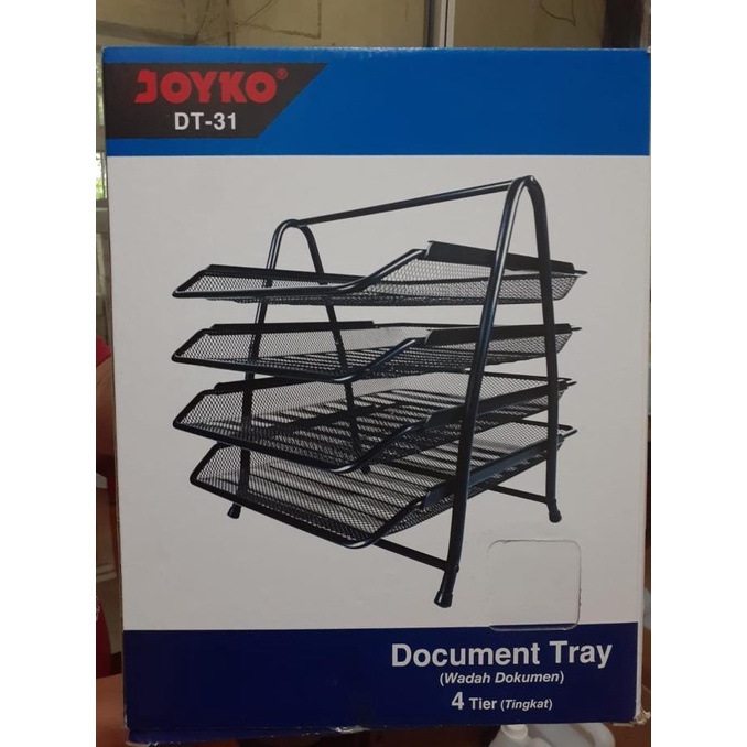 

Bak surat rak surat Document Tray 4 susun besi jaring Joyko DT-31
