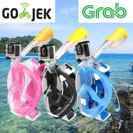 Full Face Snorkle Mask Masker Snorkeling