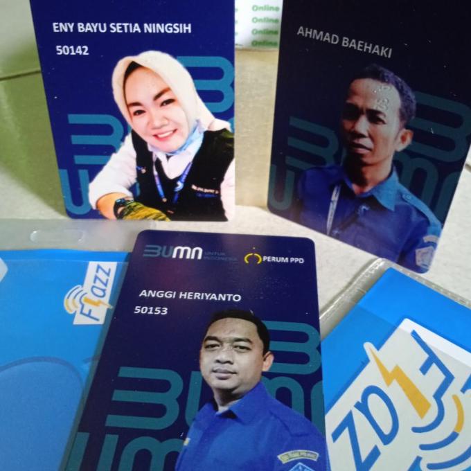 

id card bumn emoney custom