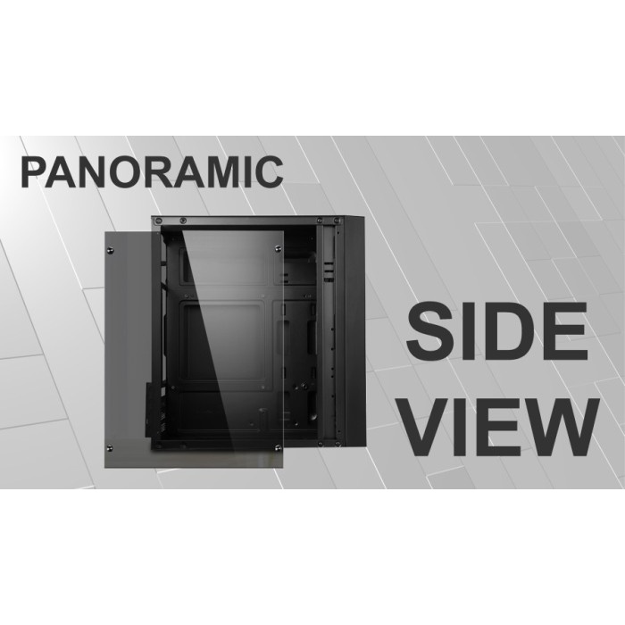 VenomRX KRATOS - RGB Strip MATX Tempered Glass Gaming Case