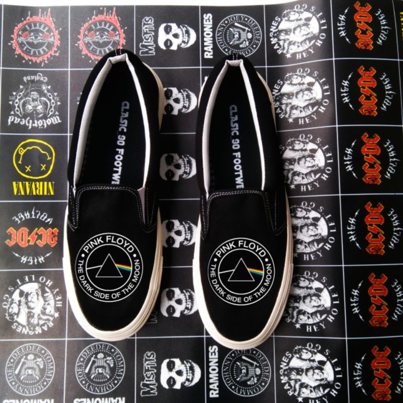 sepatu slip on PINK PLOYD[PREMIUM QUALITY NOBRAND