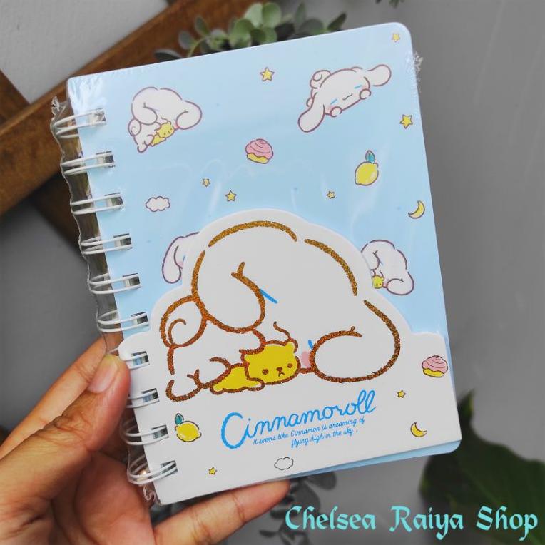 

Cuci Gudang Notes A6 Diary Mini & Memo 95 Lembar Sanrio Cinnamoroll Sleeping 10,1X13,8Cm Cinamorol Cinamoroll Cinnamonroll Kawaii
