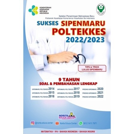 Diskon Spesial Buku Sukses Tes Sipenmaru Bersama (Simama) Poltekkes 2022Terlengkap Termurah