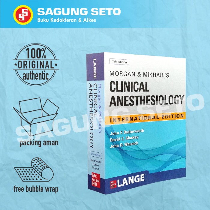 Promo Morgan And Mikhails Clinical Anesthesiology 7Ed -Butterworth/Anestesi Terlaris
