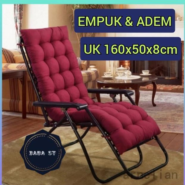 Alas Duduk Kursi Kayu / Kursi Malas 50 X 160 cm