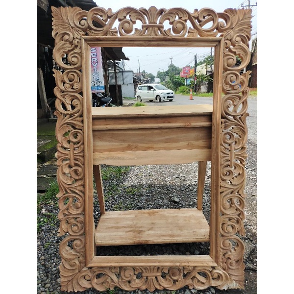 Pigura Cermin Jati Jepara