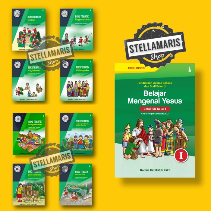 Flash Sale Bundle 9 Buku Lengkap: Tematik & Agama Katolik Kanisius Sd Kelas 1 Terlaris