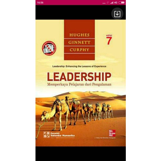 Hot Sale Leadership Penulis : Hughes,Ginet,Curphy Terbaru