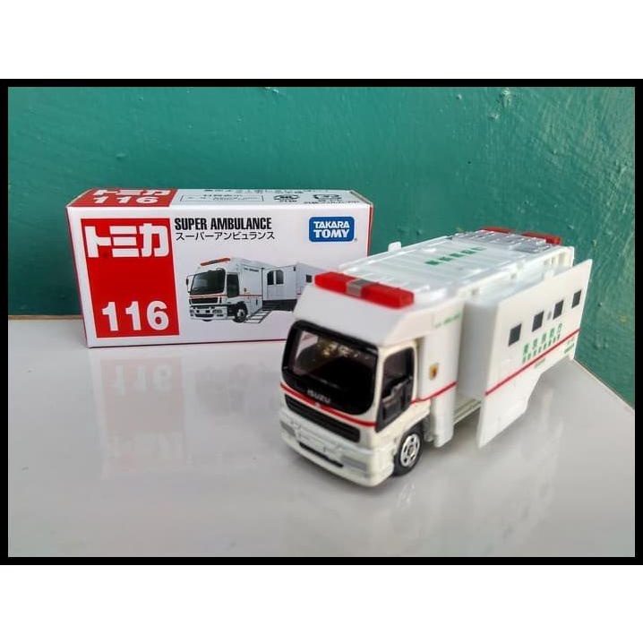 Super Ambulance Tomica Reguler No 116 Mainan Diecast Ambulance Murah