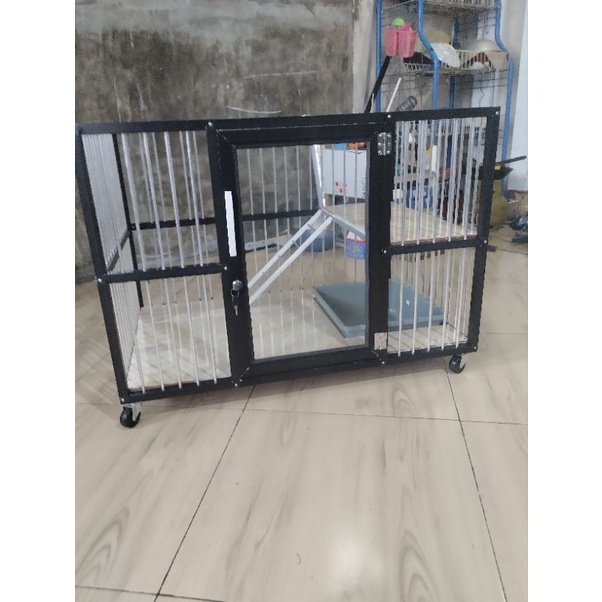 kandang kucing alumunium 1 kamar standart