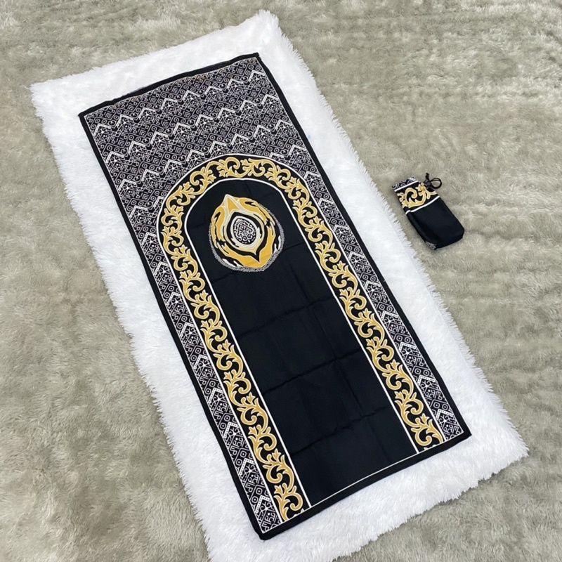 SAJADAH TRAVELING MOTIF KISWAH | SAJADAH TRAVEL TIPIS
