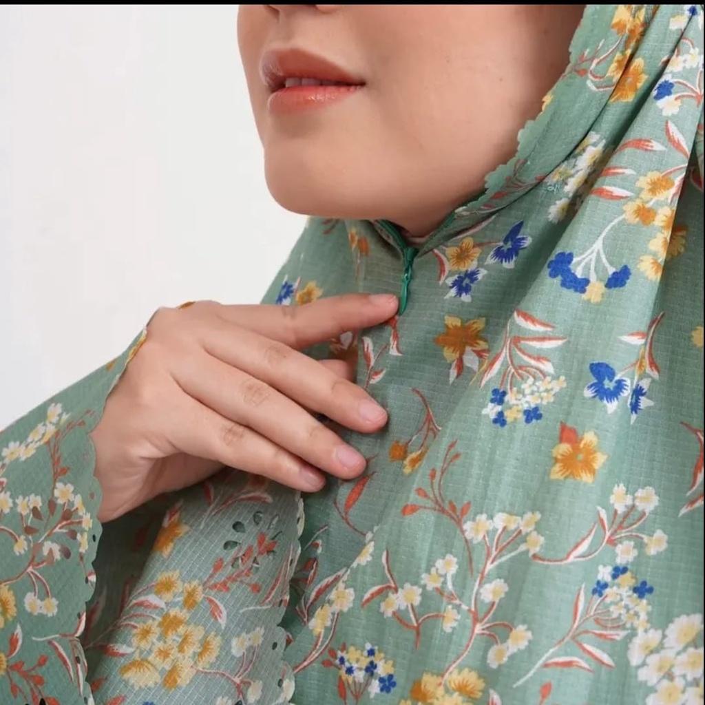 MUKENA SARAH SERIES | MUKENA 2in1 PARASUT SILK ( Loufie Collection)