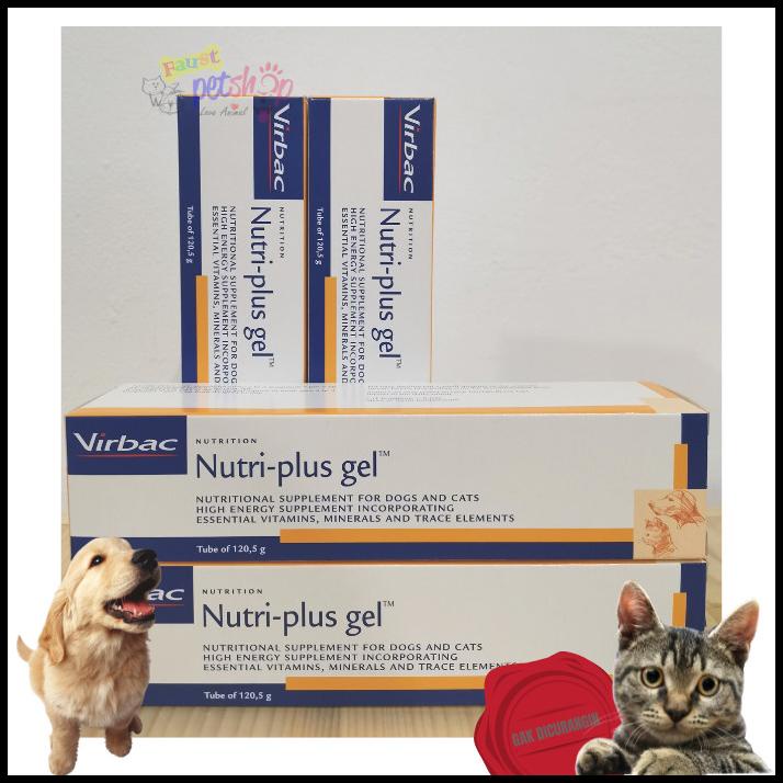 Vitamin Suplemen Anjing Hamil Menyusui Sakit Operasi Nutri Plus Gel