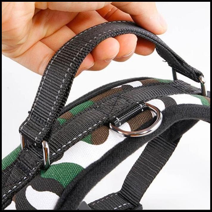 Dog Harness Vest Collar Big Dog Harness Vestdog Rope Collar Motif Army