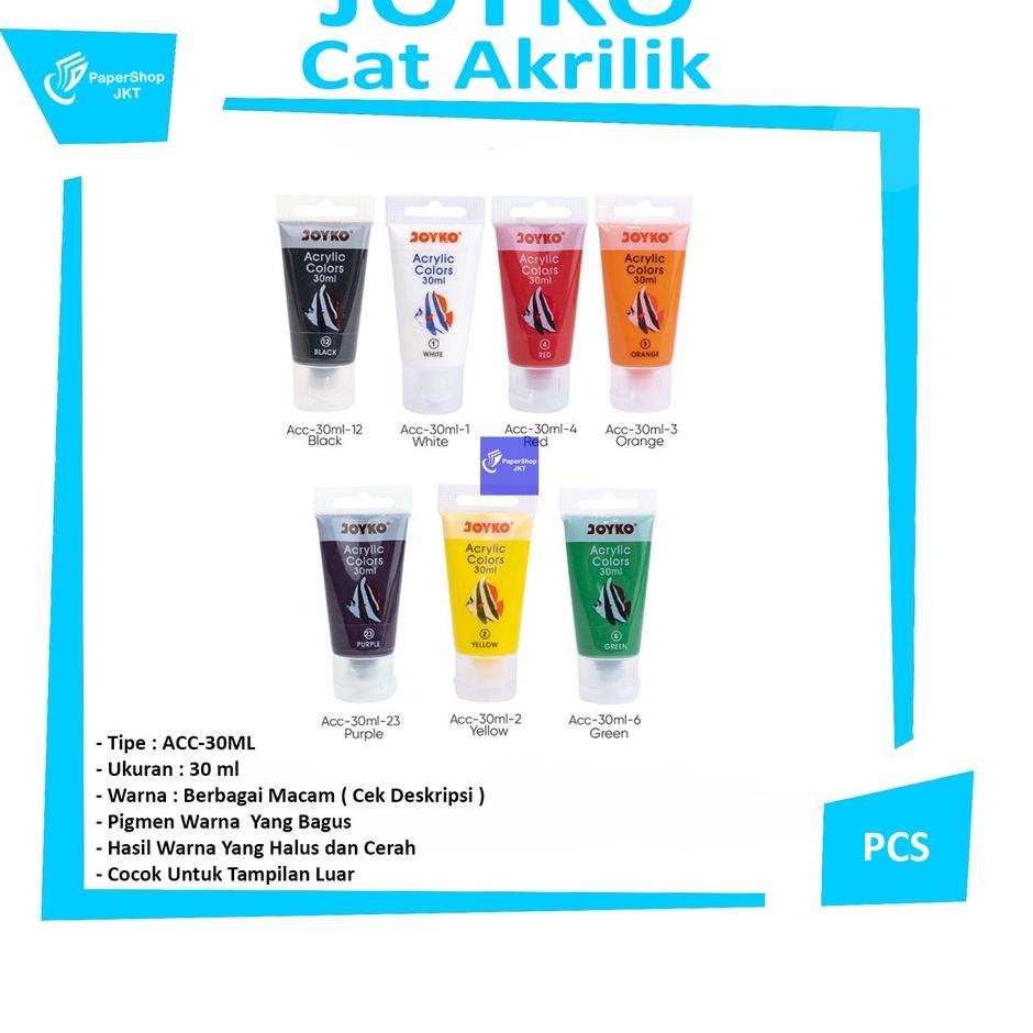 

ntmp -15 JOYKO - Cat Akrilik Acrylic Colors ACC-30ML Warna - Pcs 824!