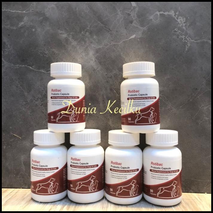 Rotibac Ginjal Probiotic Kapsul Suplemen Ginjal Kucing Anjing 1 Botol