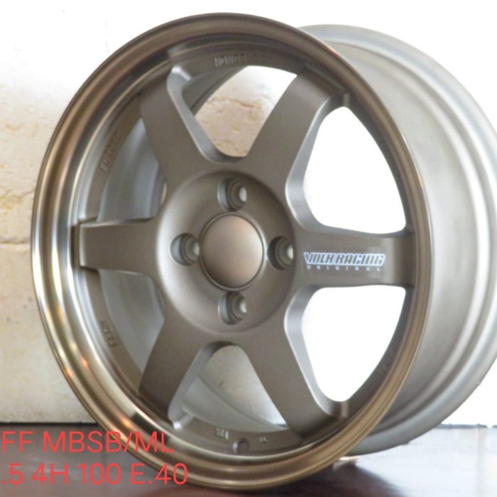 VELG BARU JF LUXURY MODEL TE37 TE 37 GRAY RING 15 DOUBLE PCD