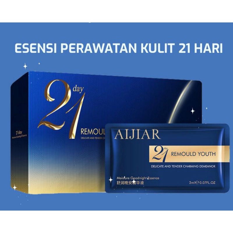 serum wajah perawatan Liulian 21 hari esensi Al jiar