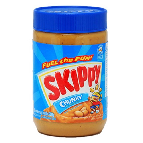 

500gr Skippy Creamy / Chunky Peanut Butter / Selai Kacang [Halal]