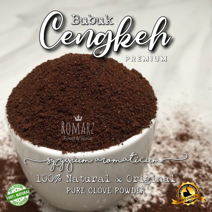 

CENGKEH BUBUK MURNI ASLI PREMIUM 200gr PURE CLOVE POWDER 200gr