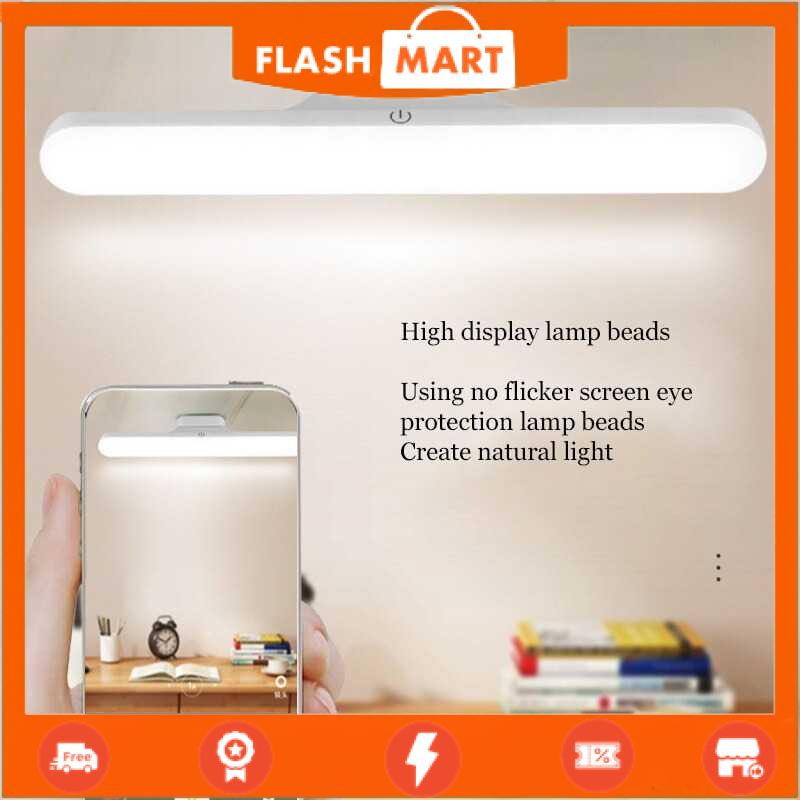 FLASHMART Lampu Tempel Magnetic Lamp USB Rechargeable 3in1 1800mAh 5V 3W - SK-CT30C