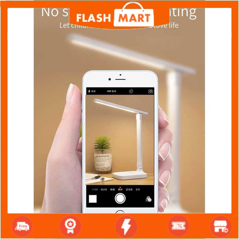 FLASHMART Lampu Meja Belajar LED Eye Protection USB Model 8W 3 Color - T302