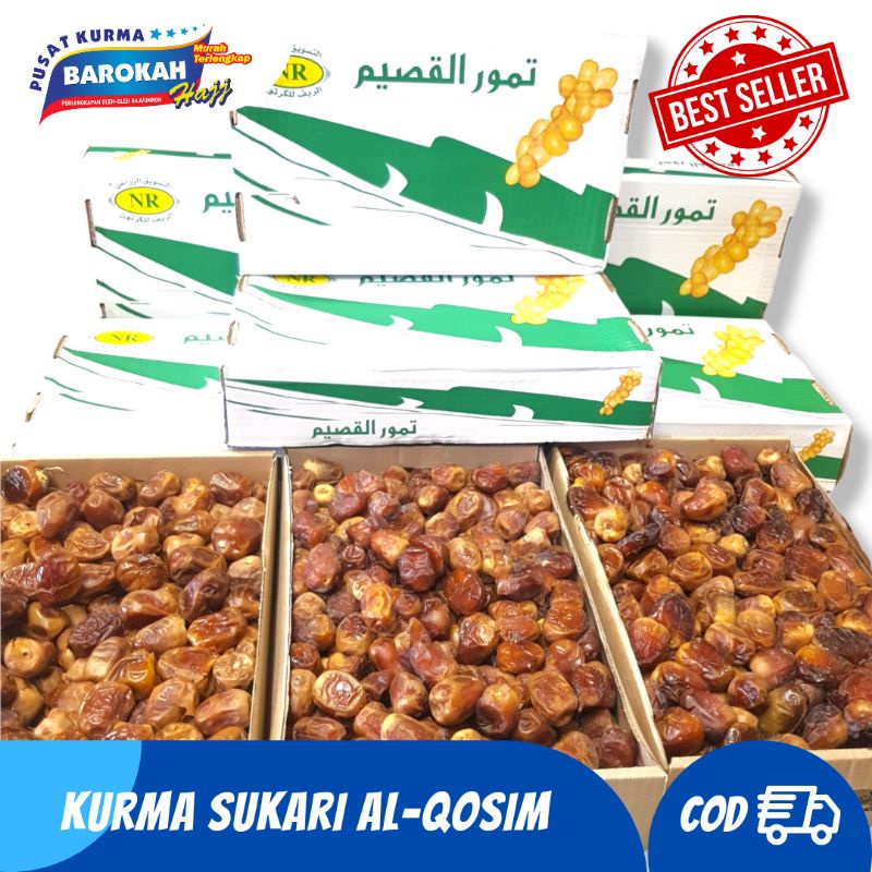 

(FRESH QUALITY) KURMA SUKARI AL QASEEM Sukkari Basah Qasim Qasem Ruthob Madu Premium Dates