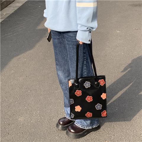 ❣Sera  buatan sendiri desain ceruk retro floret bag Sen department Korean all-match art single shoulder bag class large capacity female