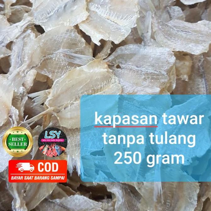 

Promo✅Kapasan tawar tipis tanpa tulang 250gr