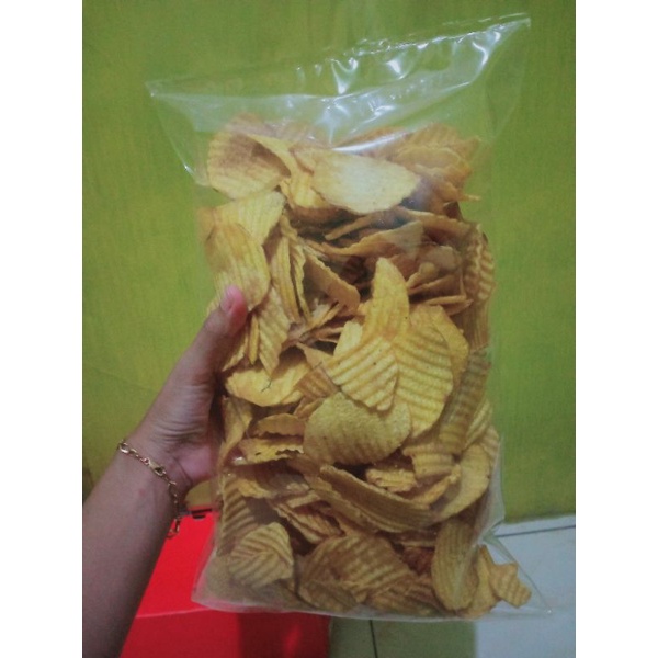 

500gr KERIPIK TALAS/ TALAS GELOMBANG/ KRIPIK TALAS ORIGIN