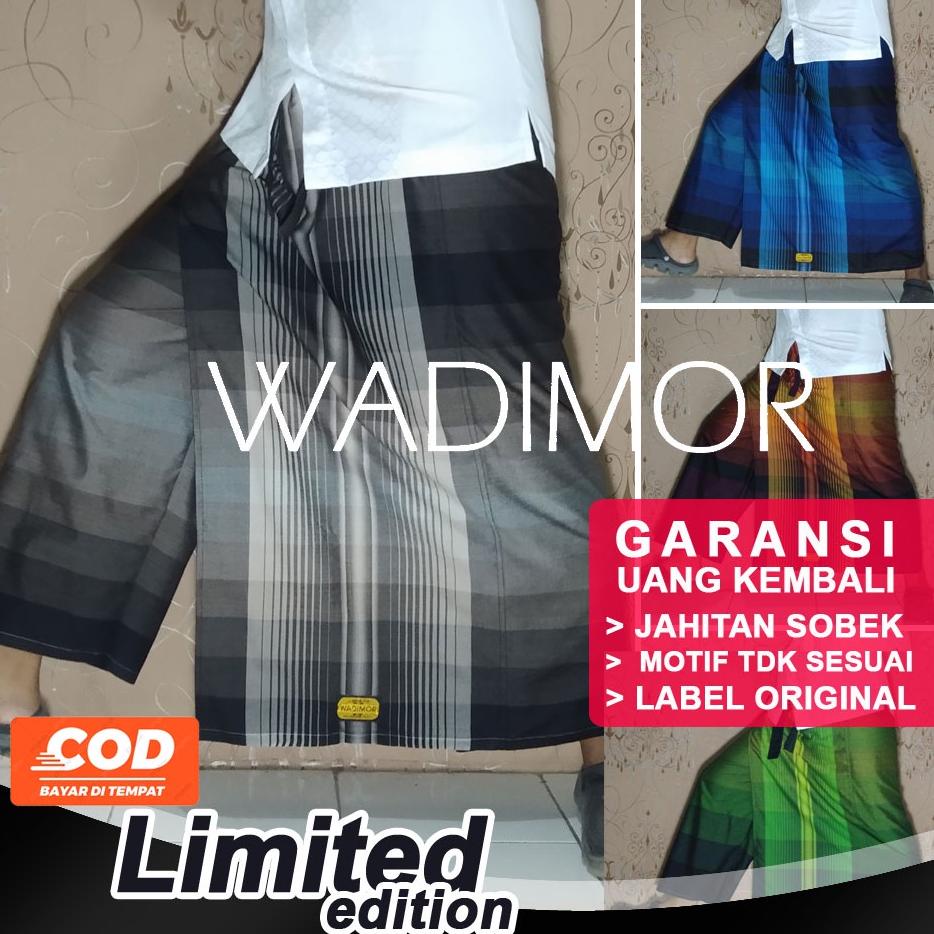 SARUNG CELANA DEWASA WADIMOR ORIGINAL CELANA SARUNG INSTAN DEWASA MOTIF KOTAK HORISON SHOLAT MUSLIM 