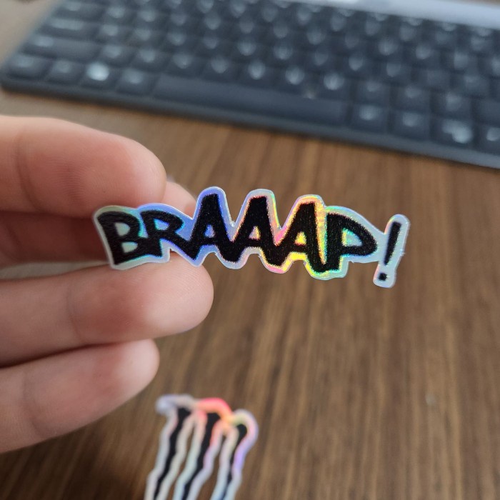 

Sticker Hologram Anime - PSH1638 - Braaap