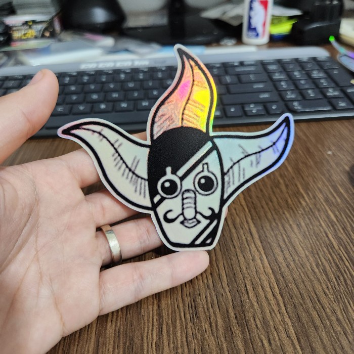 

Sticker Hologram Anime - PSH1621 - One Piece - King Usopp