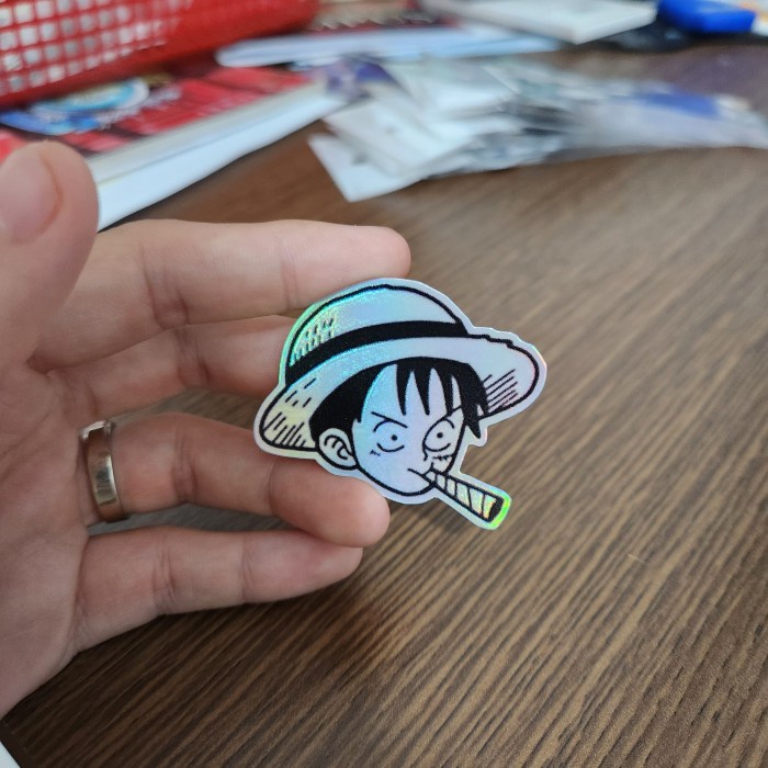 

Sticker Hologram Anime - PSH1660 - One Piece - Lufy