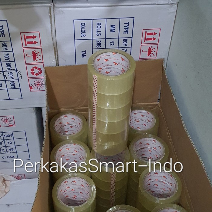 

Lakban 48Mm 90Yard Full Lem Monster/ Lakban 48 Mm X 100 Yard #Original