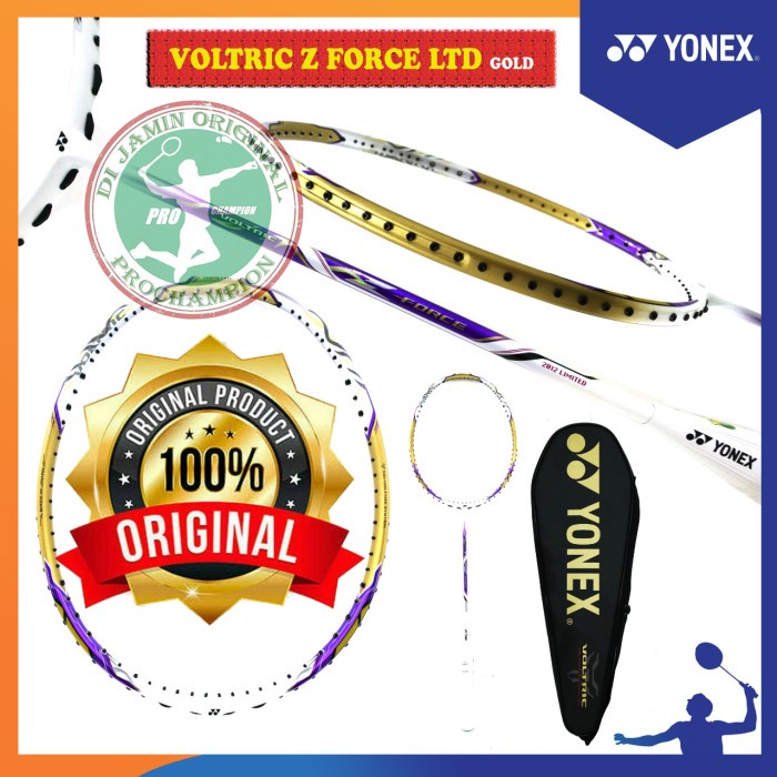 Tx0740 Yonex Voltric Z Force Ltd Gold Raket Bton Orinal