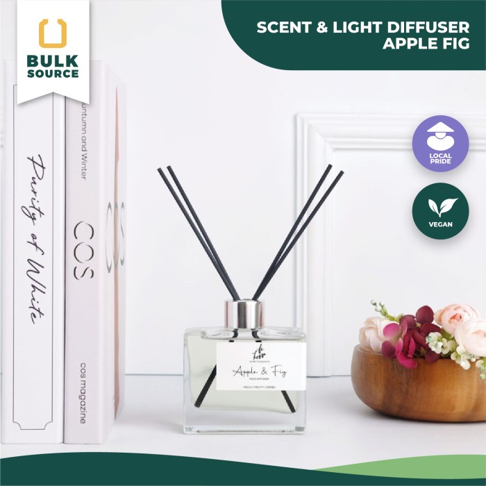 reed diffuser Scent and Light Reed Diffuser Apple Fig(Y0Q7) reed diffuser hampers murah reed diffuser aromatherapy reed diffuser refill reed diffuser kkv reed diffuser refill evergreen reed diffuser refill 500ml I9J2 reed diffuser refill reed diffuser ref