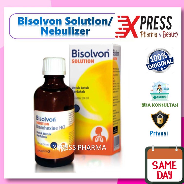 XPRESS  Bisolvon Solution Nebulizer Larutan Sirup Nebul Nebuliser