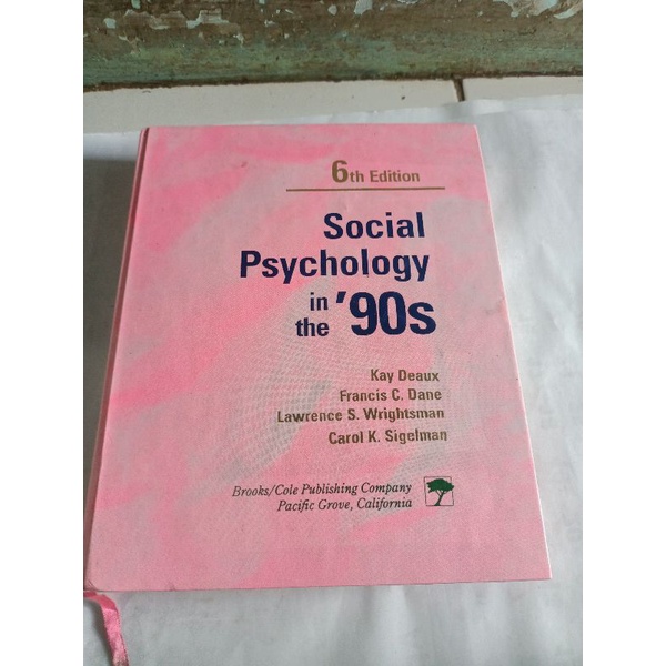 SOCIAL PSYCHOLOGY BY DEAUX