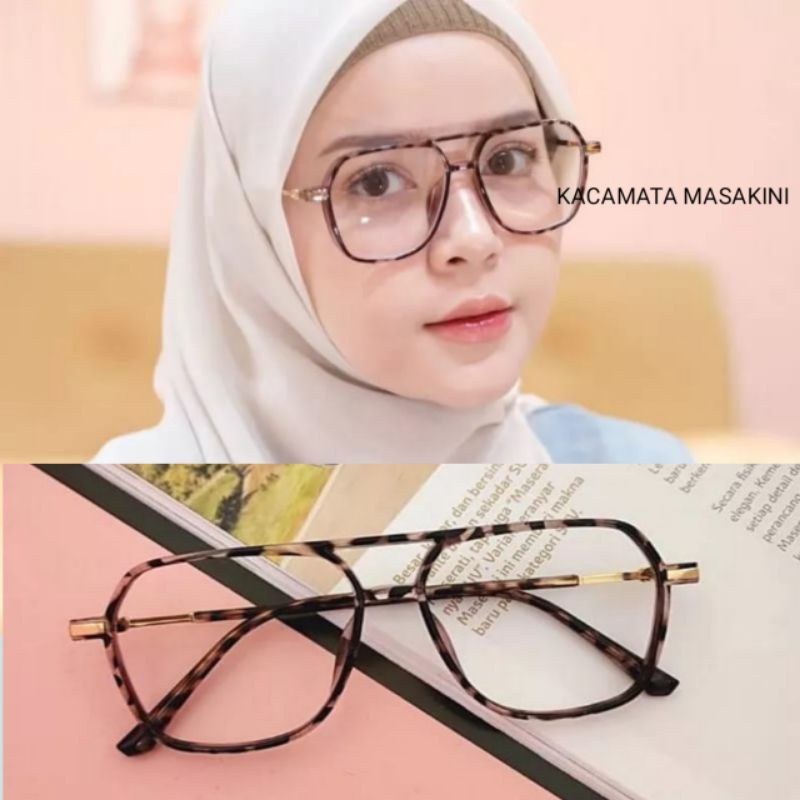 KACAMATA kacamata kotak besar kacamata minus lensa photocromic BLUCROMIC 9088