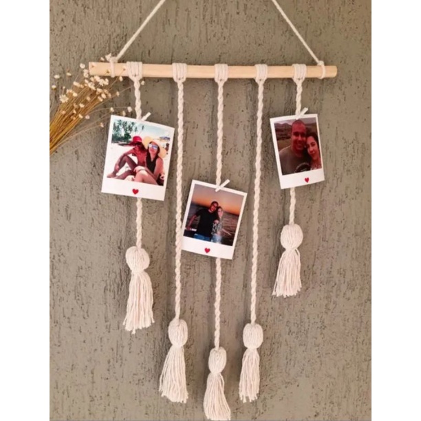 Macrame Foto Polaroid / Macrame Gantungan Foto