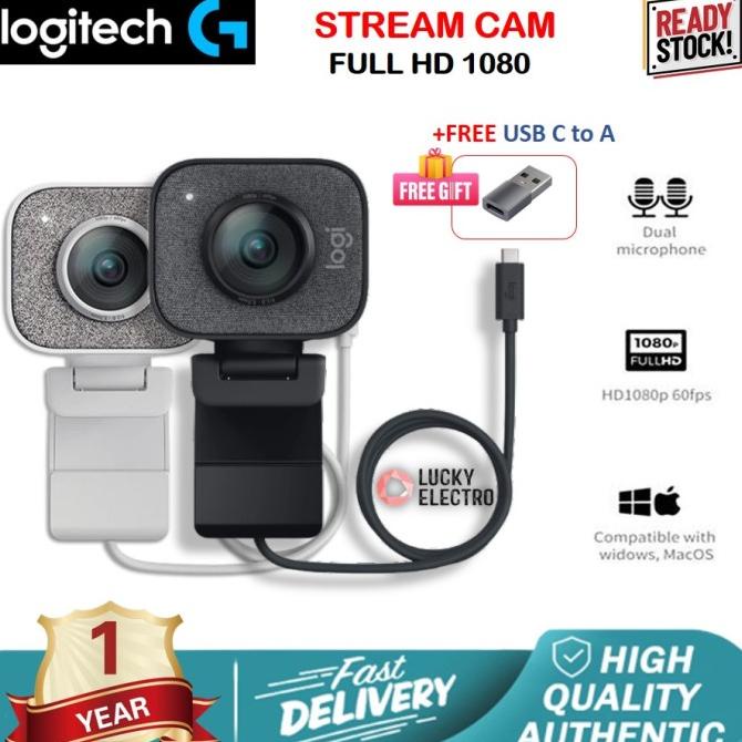 Logitech StreamCam Stream Cam Full HD USB-C Webcam