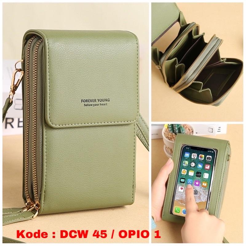 OPIOBAGS DOMPET WANITA / DOMPET HP / DOMPET HP SELEMPANG WANITA IMPORT / ORIGINAL FOREVER YOUNG DCW 