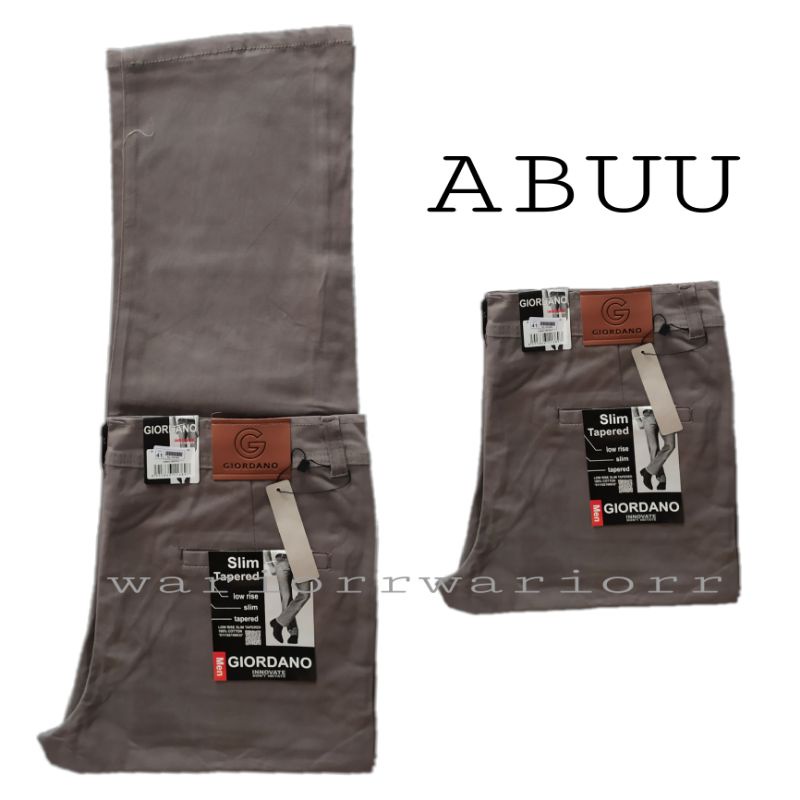 Celana Chino Panjang Pria Bige Size Jumbo 27-44