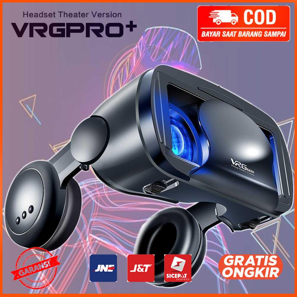 VR Box 3D Virtual Reality Glasses with Headphone VRGPRO